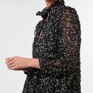 Tuckernuck Palmerston Organza Dress S NWT